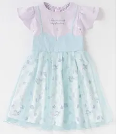 メゾピアノ　リトルマーメイドコラボワンピース　120