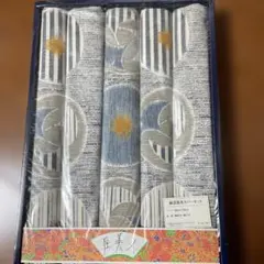 麻混座布団カバーセット 55x59cm ５枚