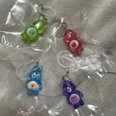 ケアベア クリアマスコットチャーム2 めじるしアクセサリー　セミコンプリート