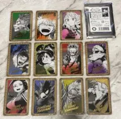 ヒロアカ 原画展 箔押しクリアカードコレクション 11枚セット