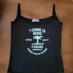 T-Comme Ça 黒 タンクトップ Sのサムネイル