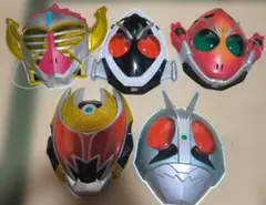 〘最終値下げ〙仮面ライダー　おめん　5種セット