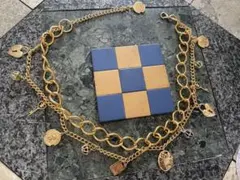 ゴールドチェーンチャームベルト