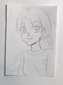 オリキャラ　手描きイラスト　アート