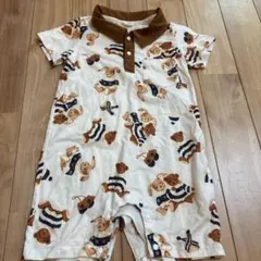 半袖ロンパース