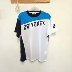 YONEX スポーツTシャツ 半袖 ホワイト/ネイビー/ブルー