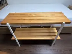 【美品】木製ラック 2段
