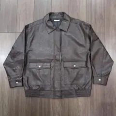 合成皮革ジャケット M