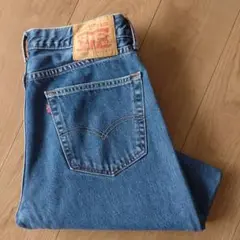 Levi's 505ジーンズ/デニムパンツ/古着/実寸W32L30/裾直有