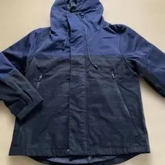 SHIPS ネイビー×ブラックマウンテンパーカー S