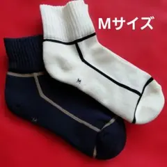 CHICSTOCKS ライン ショートソックス Mサイズのサムネイル