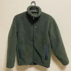 UNIQLO ユニクロ　カーキ　緑　モコモコ　ブルゾン　フリース