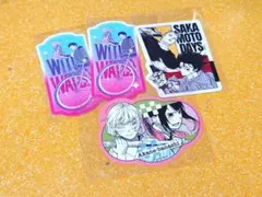 ステッカーコレクション　WITCH WATCH 　あかね噺　サカモトデイズ