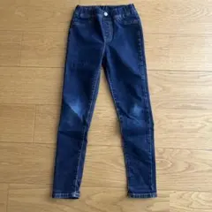 GU キッズ デニム ロングスキニーパンツ 130
