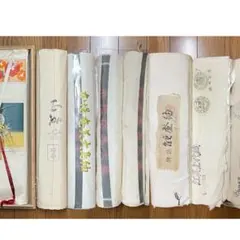 未使用美品】正絹 レピア羽二重絹 御初絹 高橋絹 着物胴裏地 約25.8m
