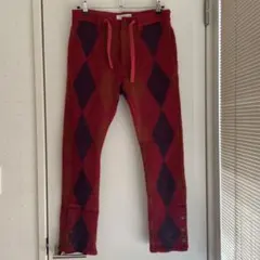 Facetasm ファセッタズム　ニットパンツ　赤　パンツ　ニット　デザイナーズのサムネイル