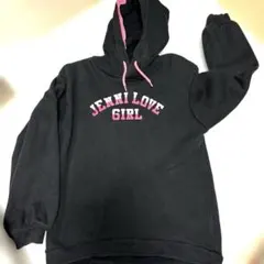JENNI LOVE ブラック パーカー フード付き