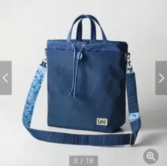 Lee 2WAYショルダーバッグ ネイビー　ベルメゾンディズニーコラボ　完売品