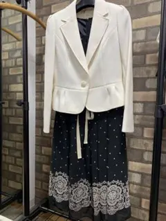 [美品]入卒セレモニー3ピーススーツ+ワンピース