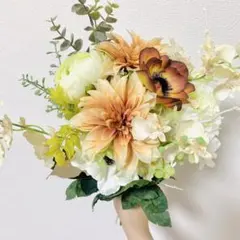 ブーケ・ブートニアのセット(造花)