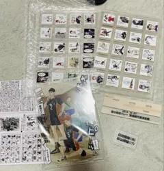 ハイキュー アクリルタイル　アクリルスタンド　影山　日向　研磨