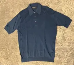 JOHN SMEDLEY グレー 半袖ポロシャツ　古着　緑タグ JOHN SMEDLEY グレー 半袖ポロシャツ 古着 緑タグ - メルカリ