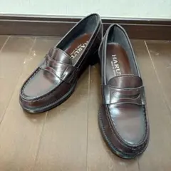 新品 HARUTA ハルタ ヒールアップローファー 23cm 4603 茶