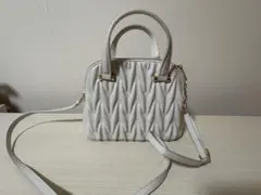 MAJESTIC LEGON キルティングバッグ アイボリー