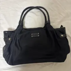 kate spade ブラック トートバッグ