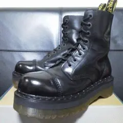 【激レア】Dr.Martens クレイジーボム UK7 黒 厚底 8ホール