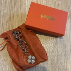 【箱・保存袋付】フォリフォリ Folli Follie クローバー ブレスレット