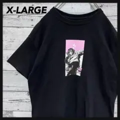 t995【希少】エクストララージ プリント Tシャツ 入手困難 一点物 人気 M