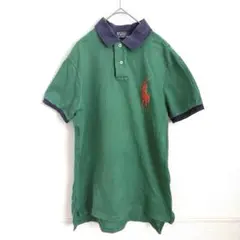 ラルフローレン ポロシャツ ビッグポニー CUSTOM FIT グリーン
