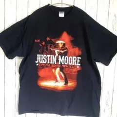 US古着 JUSTIN MOORE ミュージックTシャツ　バンドTシャツ　XL