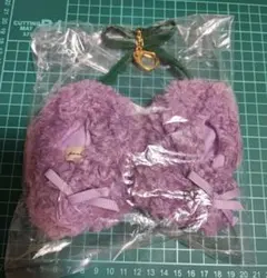 ミニぬいぐるみ用ポンチョ パープル さくらんぼのサムネイル