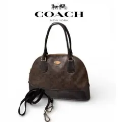 COACH 2wayロゴパターン ショルダーバッグ