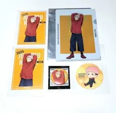 ⑧t.呪術廻戦 カフェ 虎杖悠仁 缶バッジ クリアファイル ポスカ