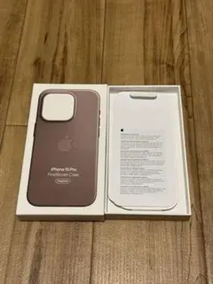 iPhone 15 Pro FineWoven Case Taupe空箱