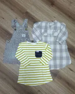 ベビー服 ワンピース スカート Buddy LEE 90〜95cm３点セット