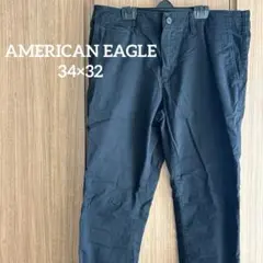 AMERICAN EAGLE 34×32ブラック ズボン スキニー メンズ