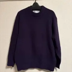 ハミルトンラム ワイドネック ニット　グリーンレーベルリラクシングのサムネイル