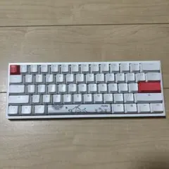 Ducky 1n2 Mini ホワイト/レッド キーボード本体