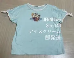 JENNI love アイスクリーム柄 Tシャツ 140cm キッズ　子供服のサムネイル