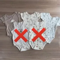 ☆ tete a tete ベビー肌着 ロンパース 80size 3点セット