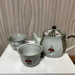 和風急須と湯呑みセット