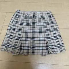 BURBERRY BLUELABELノバチェック　プリーツミニスカート　S