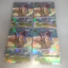 ワンピースカードゲーム 菊之丞 パラレル 4枚 プレイ用