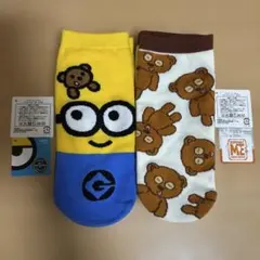 USJ ミニオンズ　ボブとティム　ソックス　22〜25cm 2足セットのサムネイル