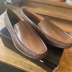ロエベ LOEWE ドライビングシューズ 27cm 茶 レザー 美品 1121 - メルカリ
