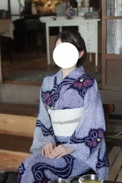 有松鳴海絞り　浴衣単品のサムネイル